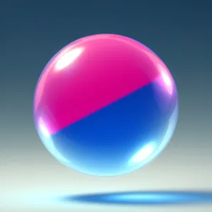 Shiny Round Glass Icon Button Design
