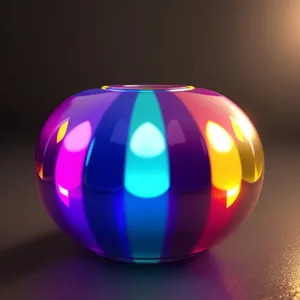 Shiny Glass Sphere Button - Web Design Symbol