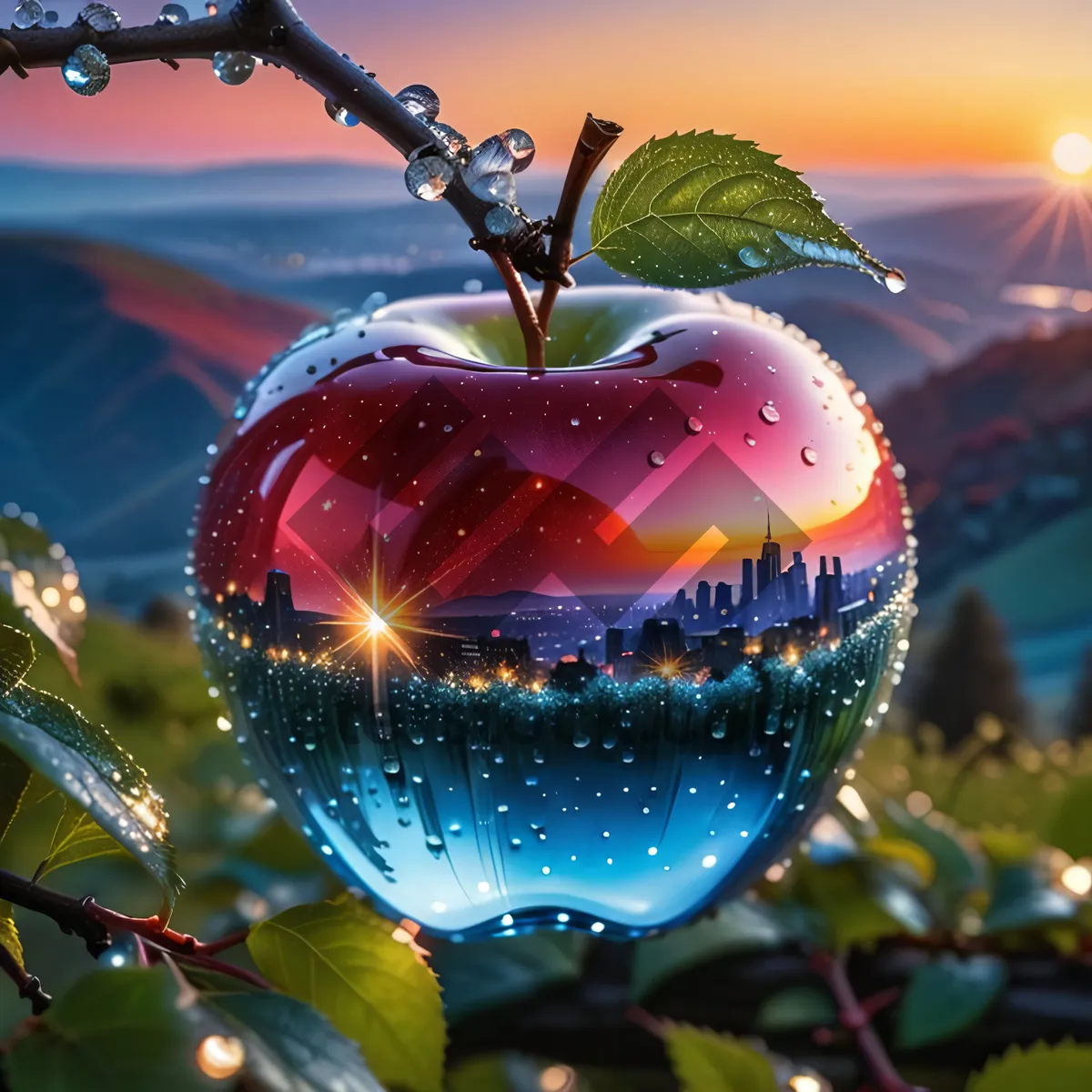 Picture of Fresh and Juicy Winter Empire Apple Slices