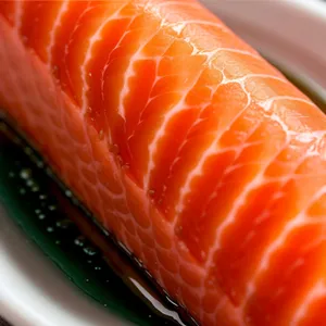 Fresh Citrus Salmon Plate: Gourmet Seafood Delight