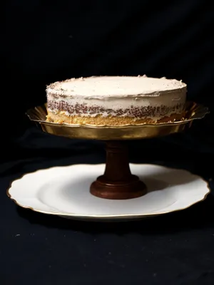 Decadent Espresso Chocolate Dessert in Glass Goblet.