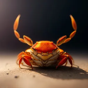 Close-up of Rock Crab, a Fascinating Crustacean