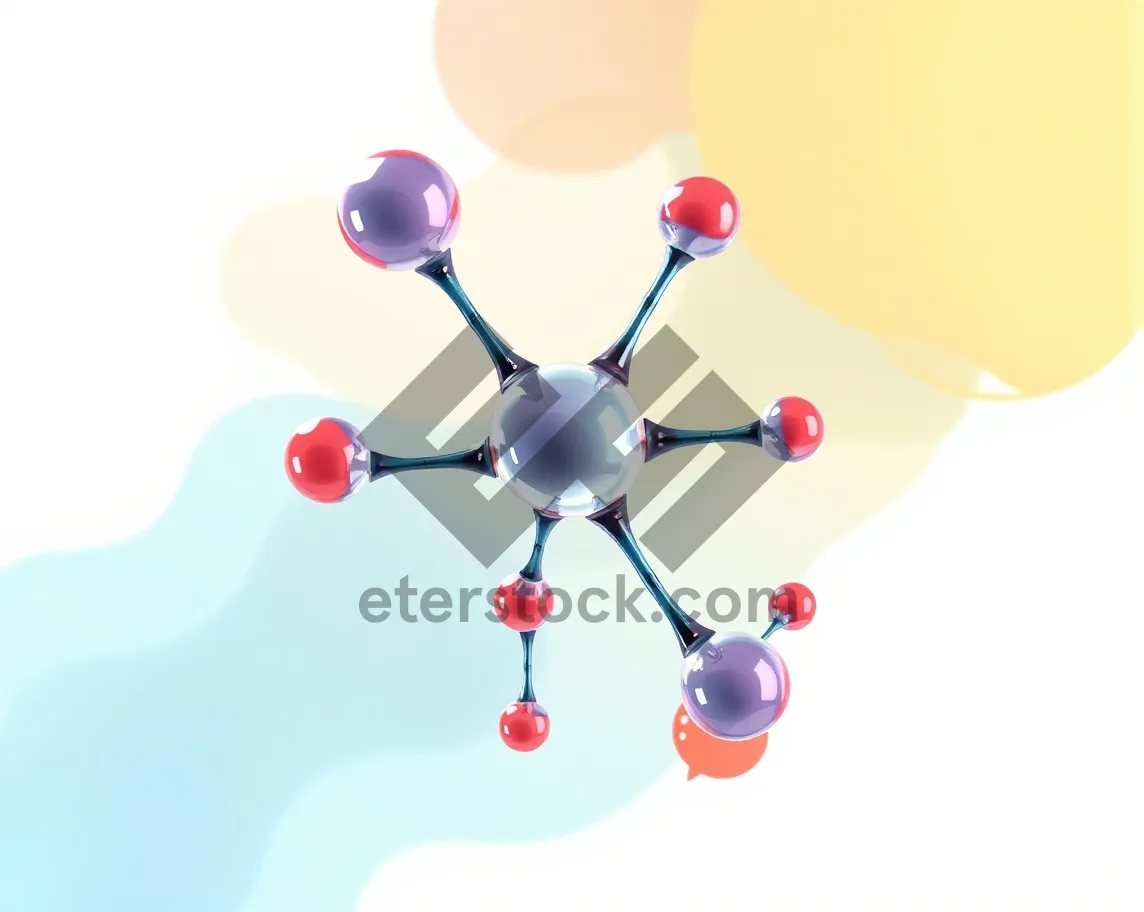 Picture of 3D Holly Bangle Atom Sphere Chemistry Molecular Science