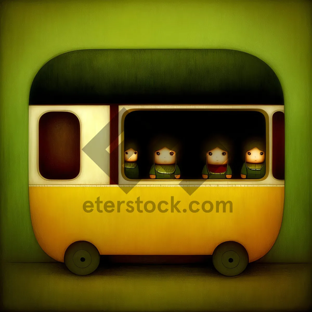 Picture of Modern Metallic RV Transport Icon Set