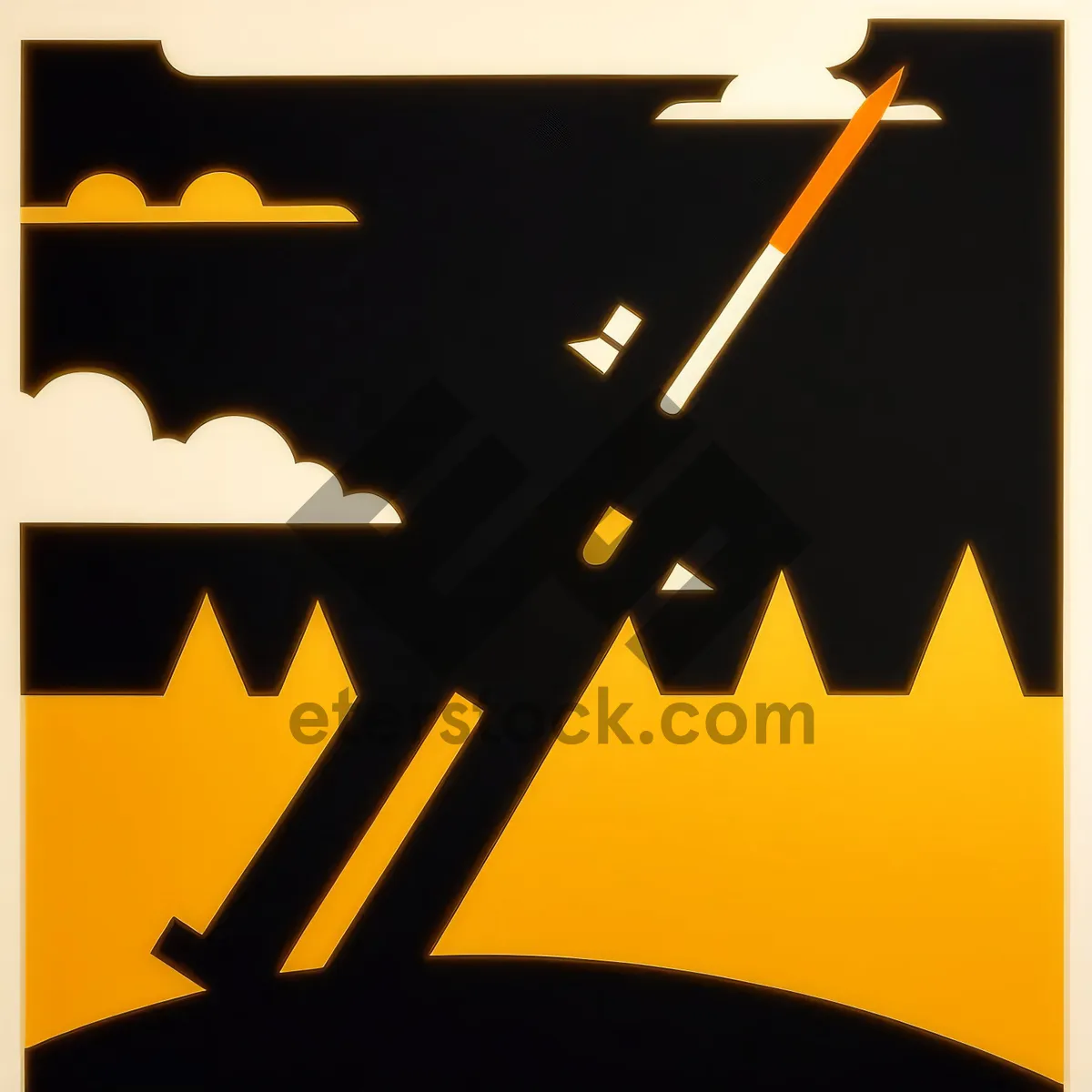 Picture of Symbolic Lightning Sign: Innovative Iconic Design Art