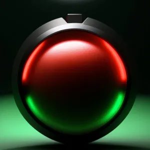 Shiny Orange Button Design Icon