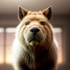 Wild King: Majestic Lion in Studio Portrait