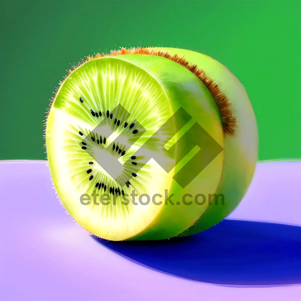 Picture of Juicy Kiwi Slice: Refreshing Tropical Fruit Delight