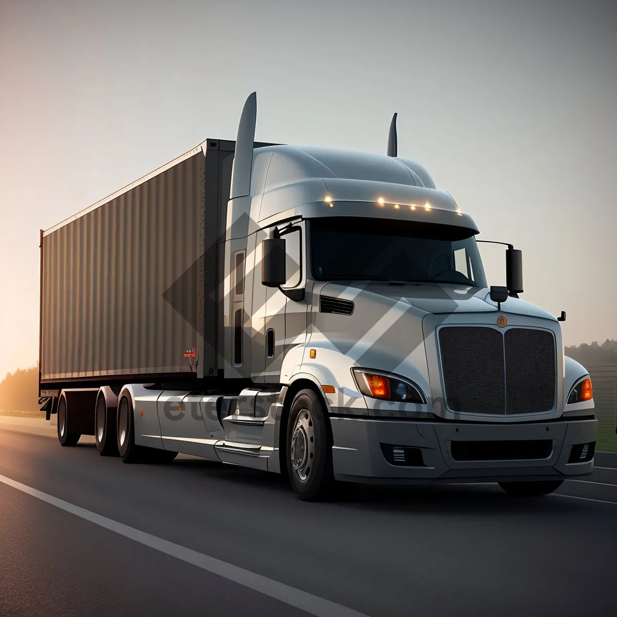 Picture of Swift Freight: Delivering Goods on the Open Road