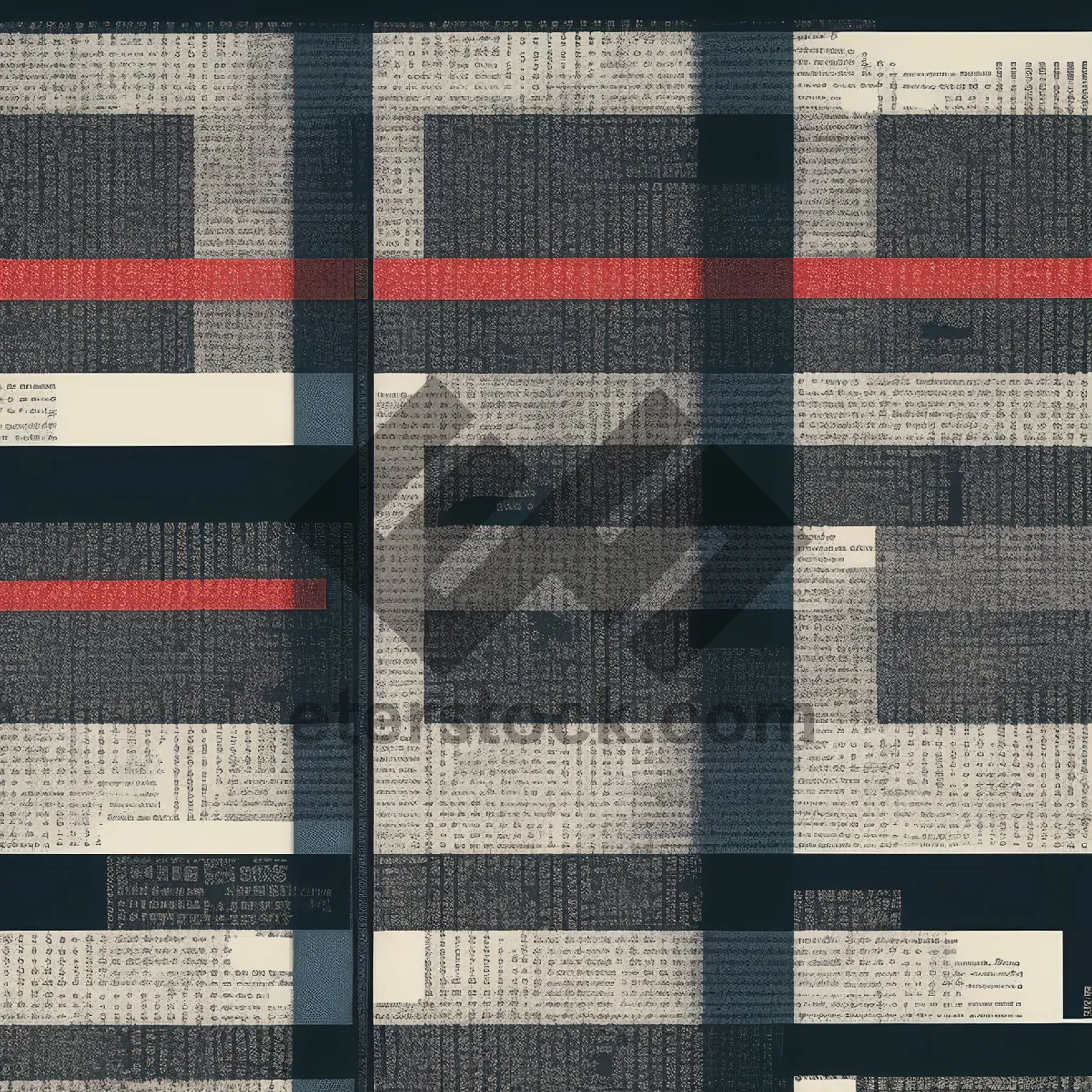 Picture of Tartan fabric backdrop with graphic pattern.