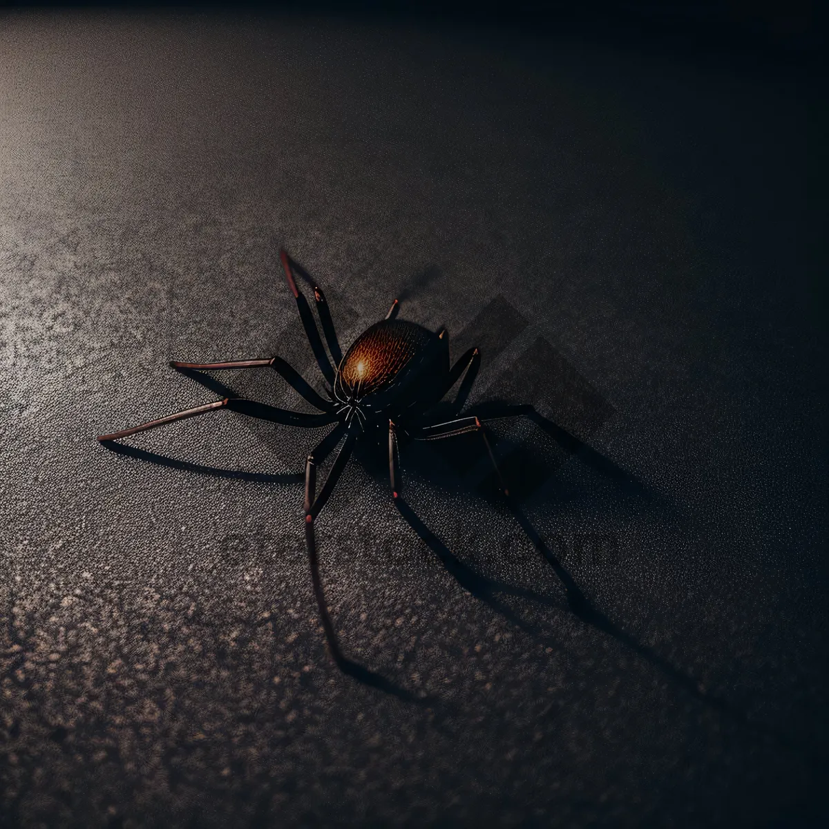 Picture of Close-up of Black Widow Spider, a Fascinating Arachnid