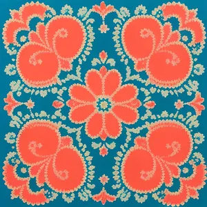 Vintage Floral Pattern Wallpaper Design