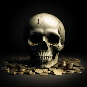 Horror Pirate Skull: Deadly Anatomy of a Spooky Skeleton