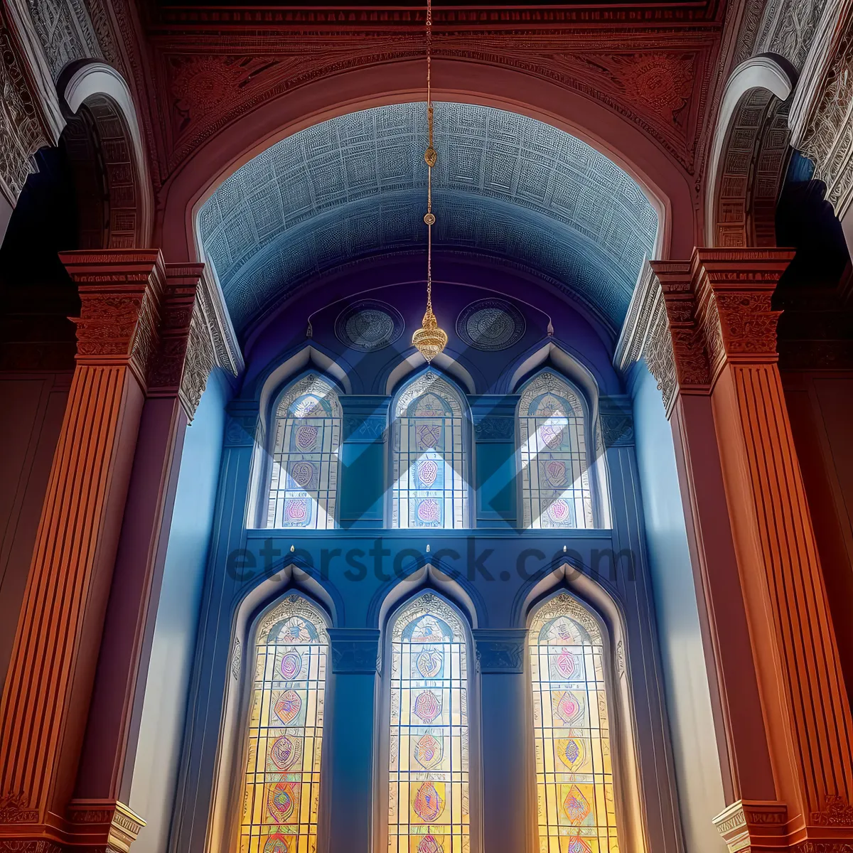 Picture of Sacred Beauty: Ancient Cathedral with Majestic Arch