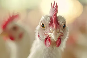 Adorable Domestic Feline with Feathered Friends