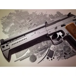 Metal Handgun: Powerful Crime-Fighting Tool