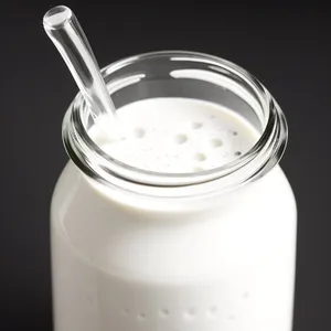 Refreshing Glass of Cold Milk