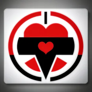 Web Push Button Icon - Shiny Glossy Symbol