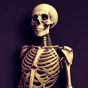 Terrifying Skeletal Bust