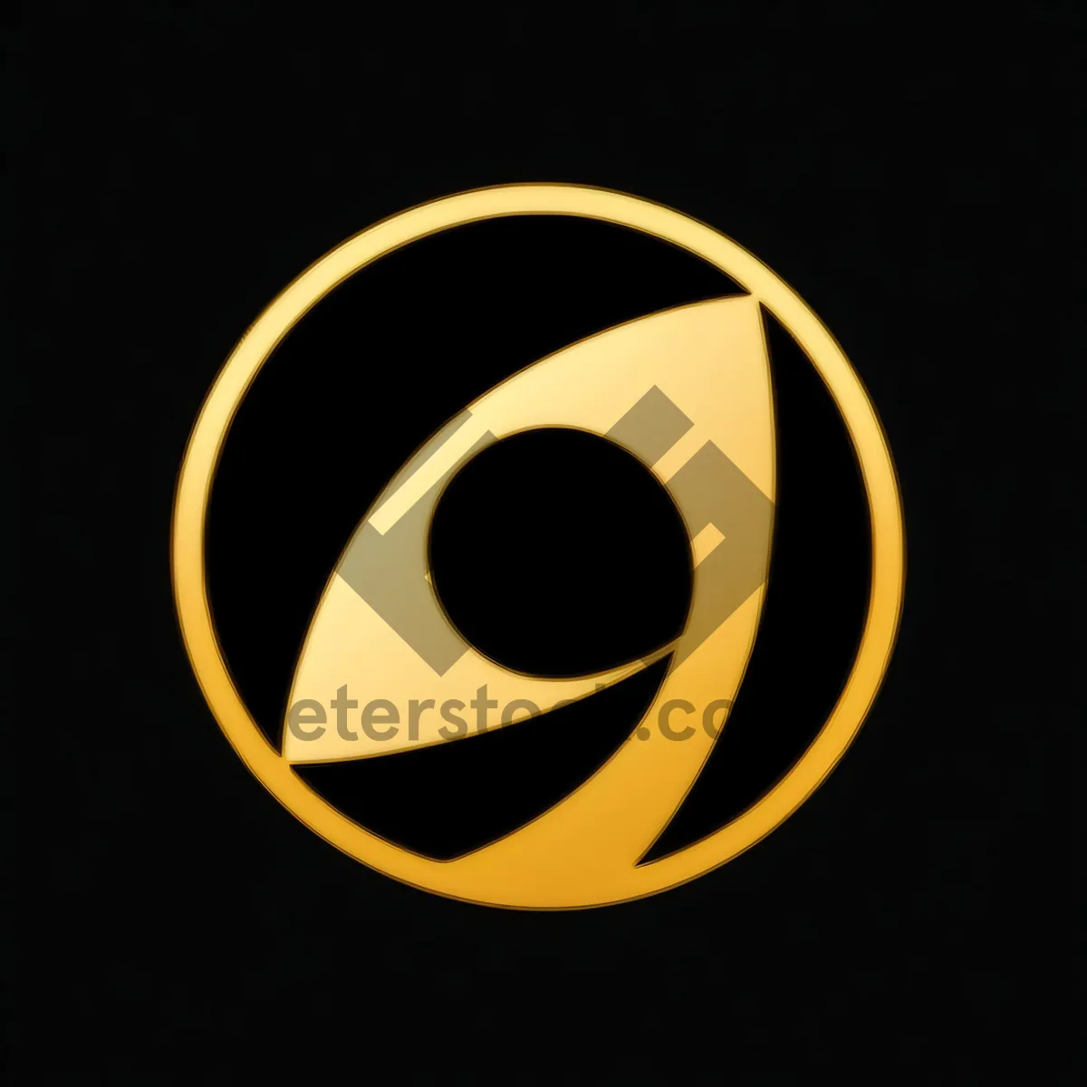 Picture of Shiny Black Round Button Icon