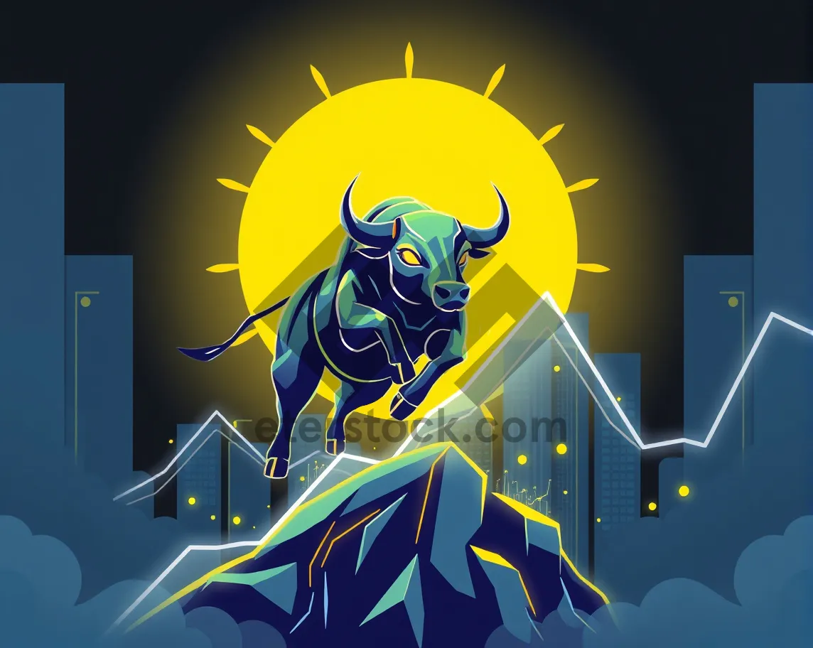 Picture of Silhouette Moon Cartoon Dance Party Night Sky
