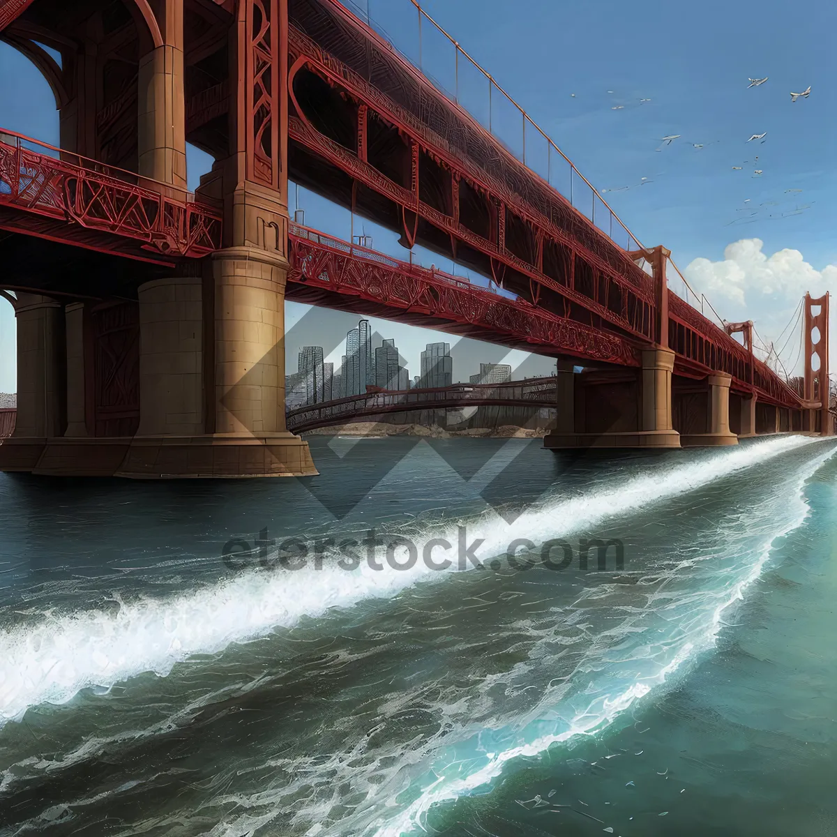 Picture of Golden Gate Bridge - Iconic San Francisco Landmark