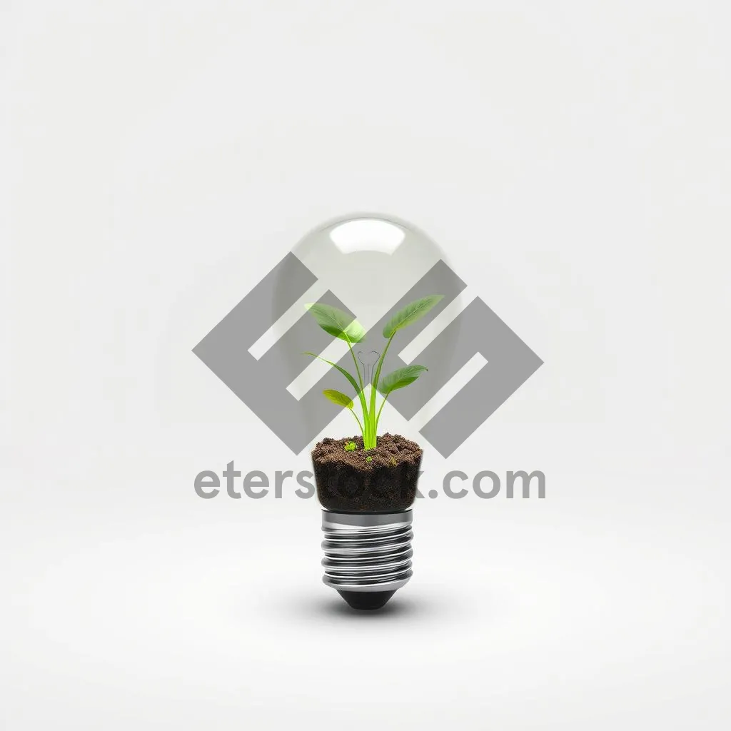 Picture of Growth Energy Lamp with Light Bulb Plant Leaf