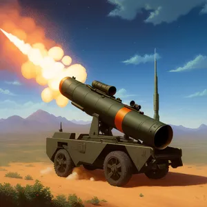 Skyward Missile Power: High-Angle Rocket Arsenal