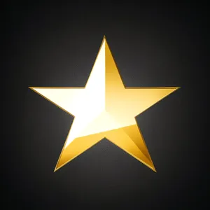 Starry Symbol: Artistic Five-Spot Star Icon