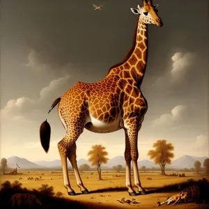 Graceful Giraffe in the Wild