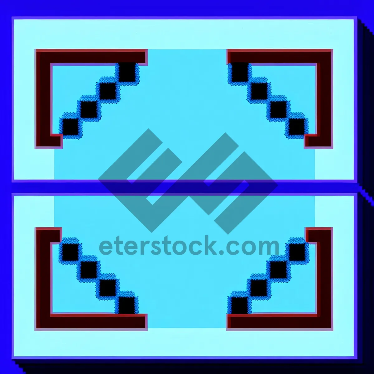 Picture of Excavation Pixel Symbol: 3D Icon for Business Toy