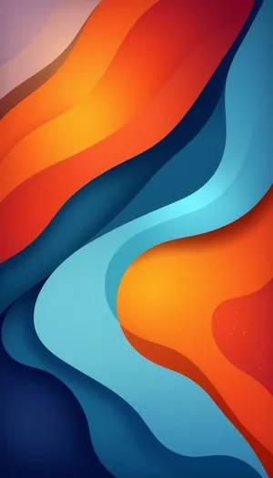 Abstract Light Curve Pattern Wallpaper Design