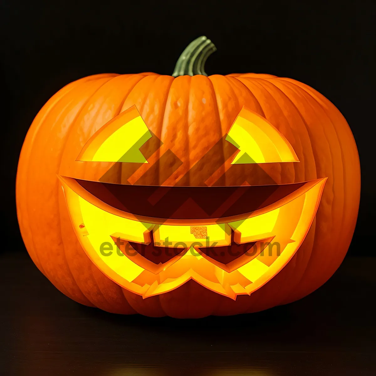 Picture of Spooky Pumpkin Lantern Illumination: Festive Halloween Decoration