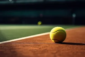 Yellow Tennis Ball Set for Outdoor Recreation Game.