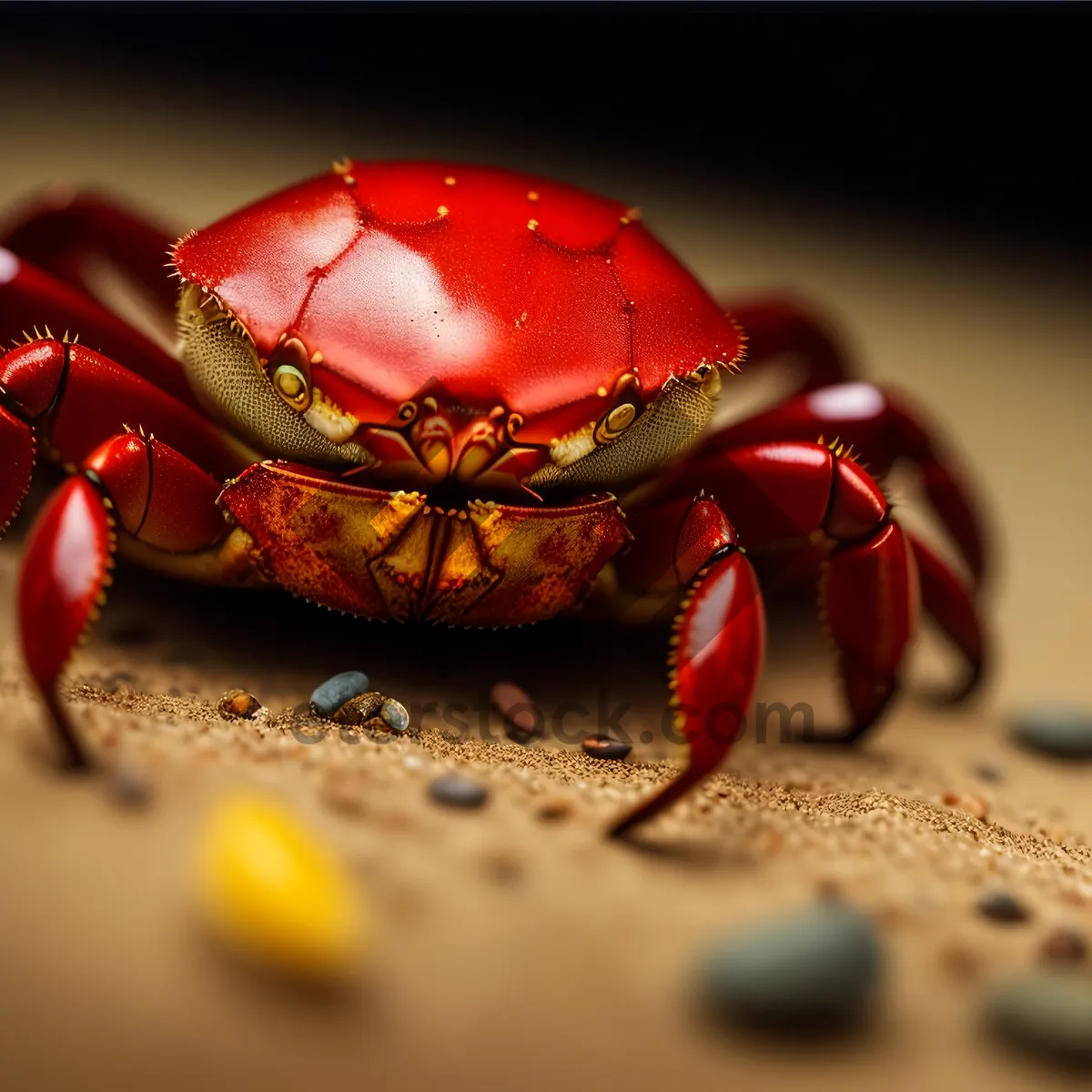 Picture of Close-up of Hermit Crab on Rock