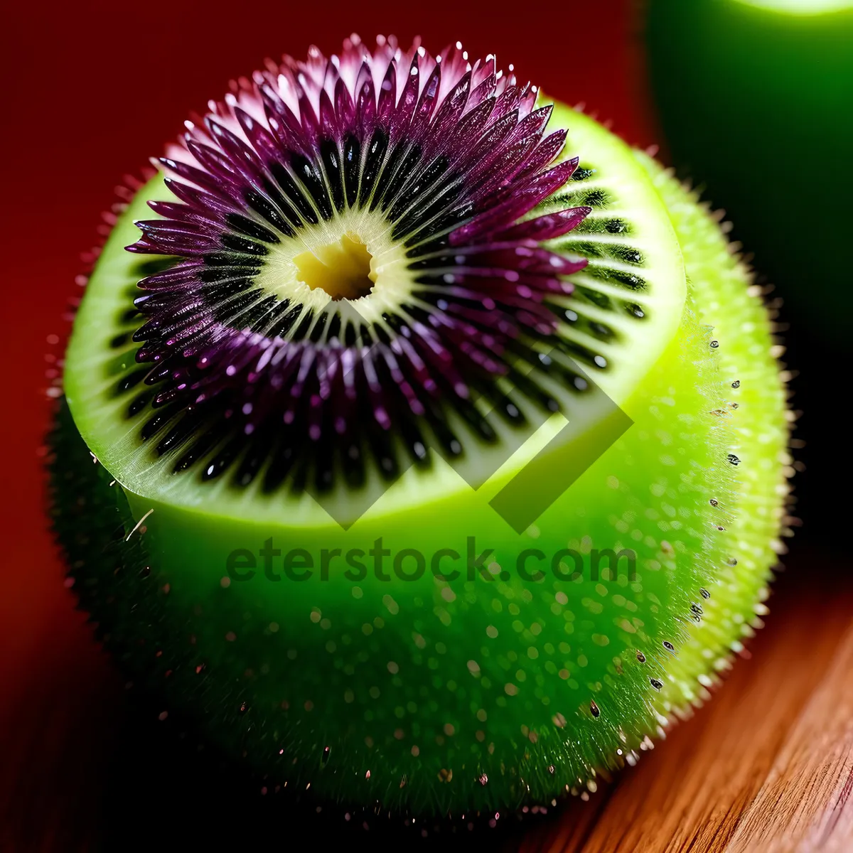 Picture of Juicy Kiwi Slice: Fresh and Healthy Tropical Fruit