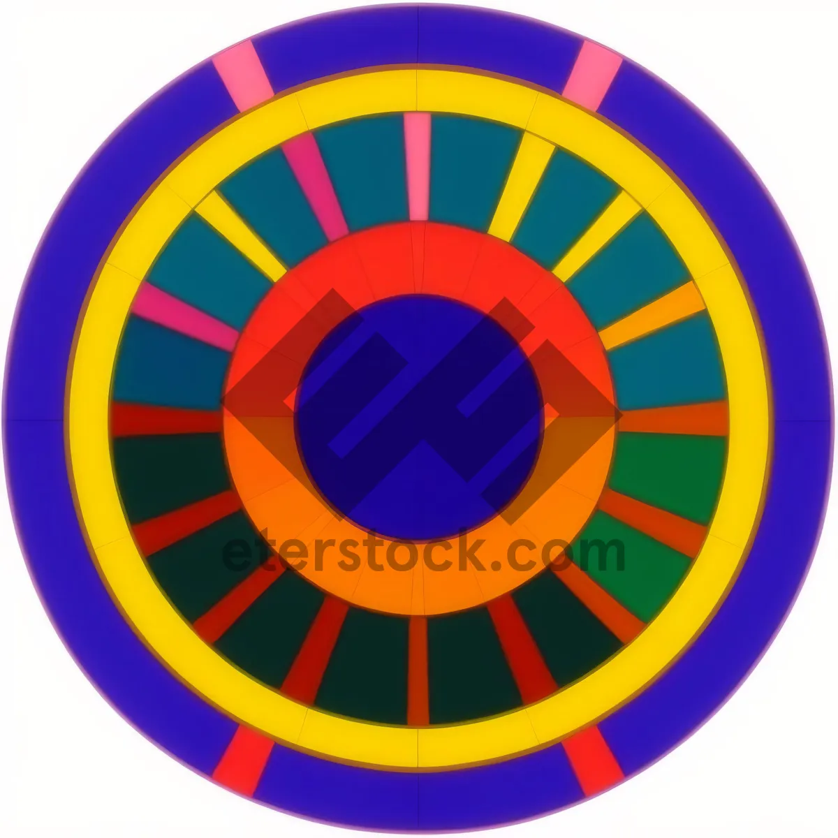 Picture of Web Button Icon: Round Glossy 3D Computer Key