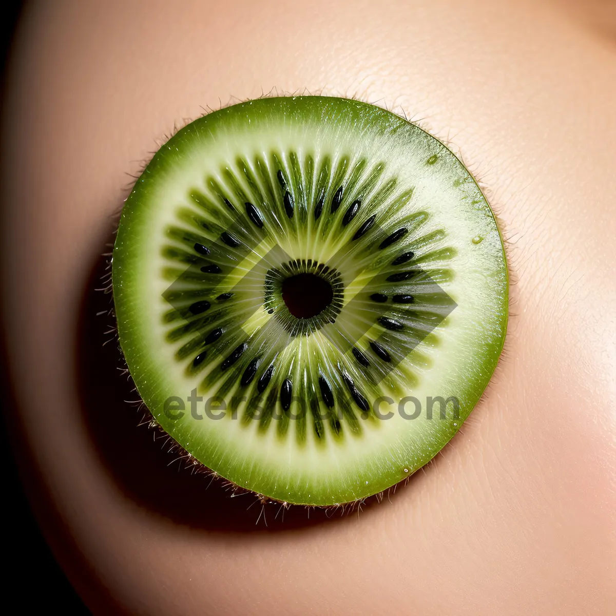 Picture of Juicy Kiwi Slice: Fresh and Healthy Tropical Fruit