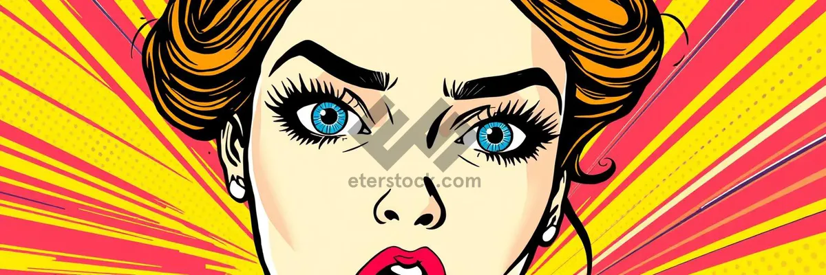 Picture of Creative Eyebrow Cartoon Art Drawing