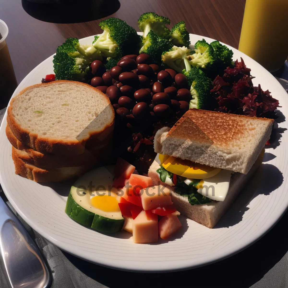 Picture of Grilled Vegetable Salad with Berry Nutriment