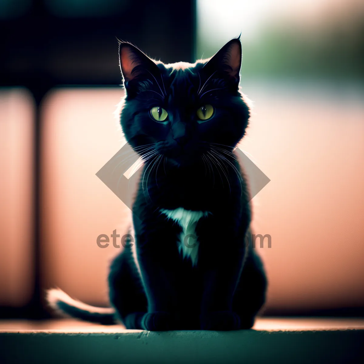 Picture of Adorable Gray Kitty with Playful Whiskers