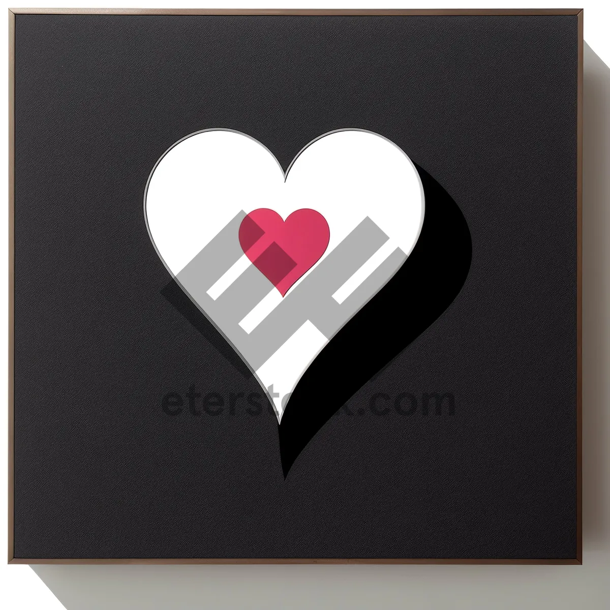 Picture of Heart-shaped Valentine's love symbol icon