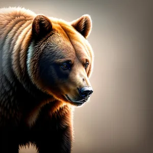 Adorable Brown Bear: Majestic and Wild Mammal