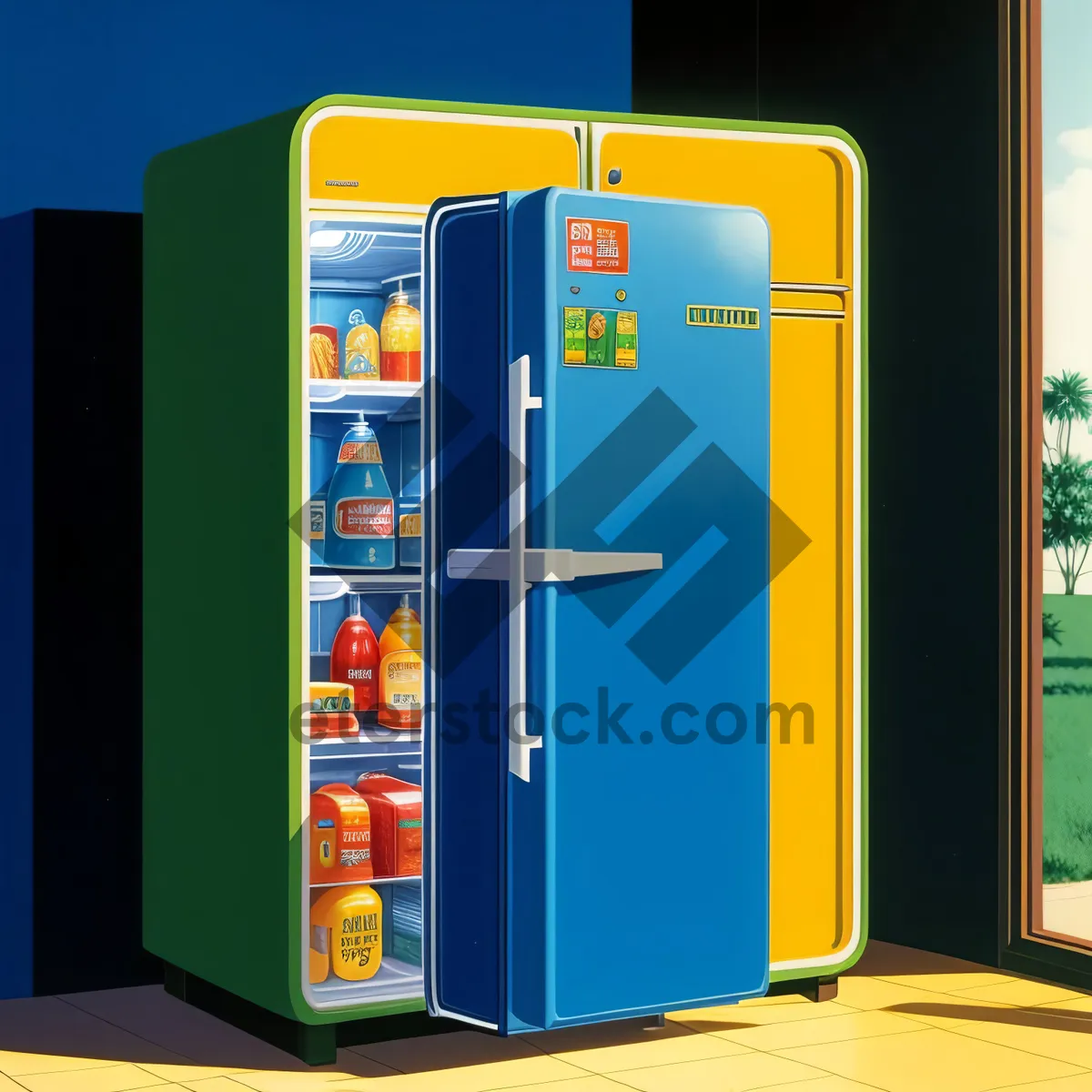 Picture of Digital Vending Machine - Efficient 3D Business Device