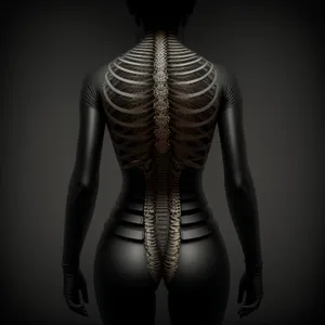 Human Skeleton X-Ray - Anatomical 3D Graphic