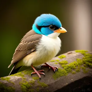 Cute Brown Starling with Majestic Feathers