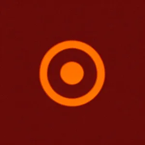 Shiny Orange Seal Restraint Icon - 3D Design