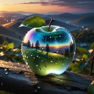 Juicy Eating Apple for a Healthy Diet