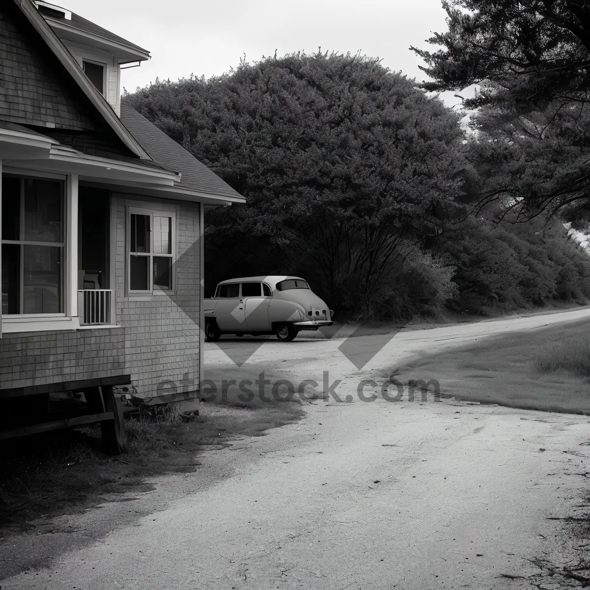Picture of New residential estate with vehicle garage