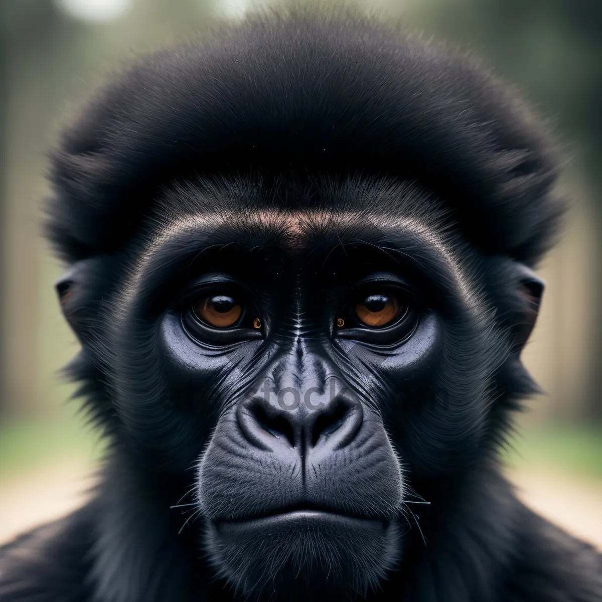 Picture of Primate Encounter: A Glimpse into the Wild